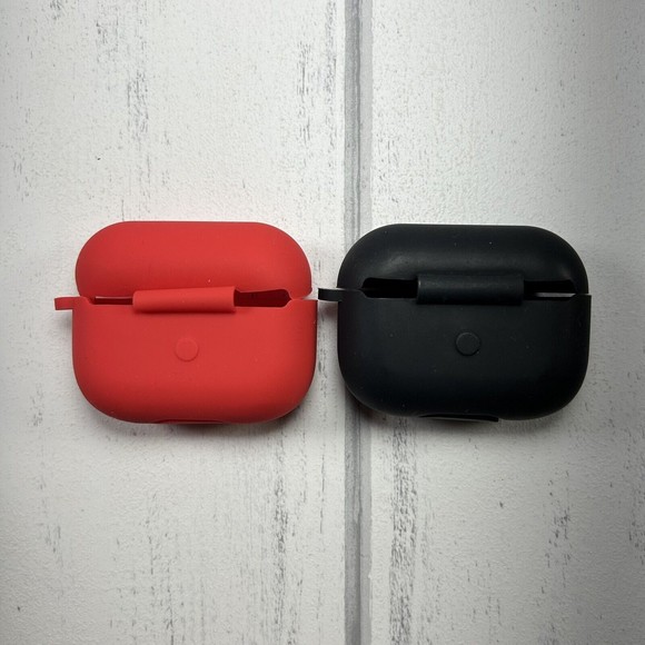 Apple Airpods Pro / Pro 2 Silicone Case Cover Full Shockproof Keychain Lot of 5 - Picture 9 of 10